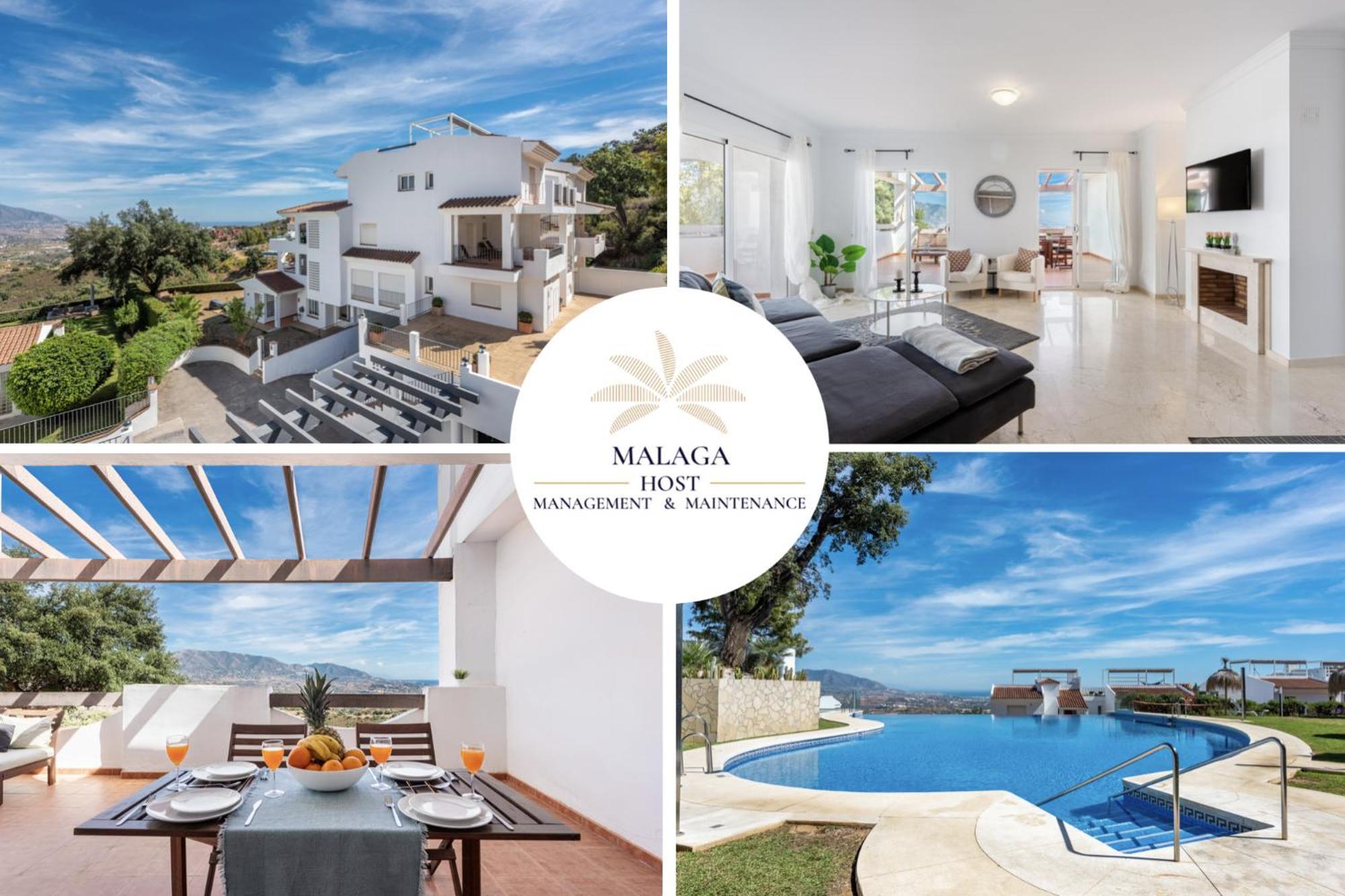 3 Bedroom Huge Terrace Pool & Views
